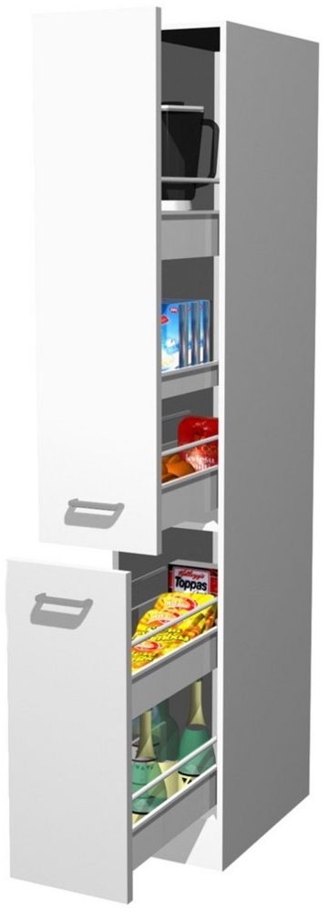 Flex-Well Apothekerschrank Apothekerschrank Küche - 30 cm breit - Weiß – Witus Bild 1