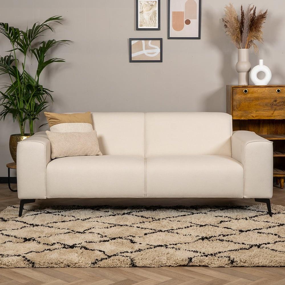 Bronx71 Sofa Vegas 2,5-Sitzer Stoff off white Bild 1