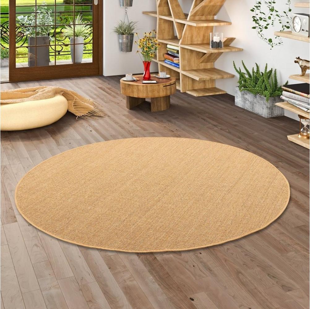 Snapstyle Sisalteppich Sisal Natur Teppich Rund, Rund, Höhe: 6 mm Bild 1