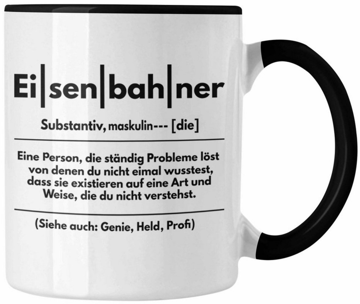 Trendation Tasse Trendation - Eisenbahner Geschenk Modelleisenbahn Geschenk Tasse Dampf Bild 1