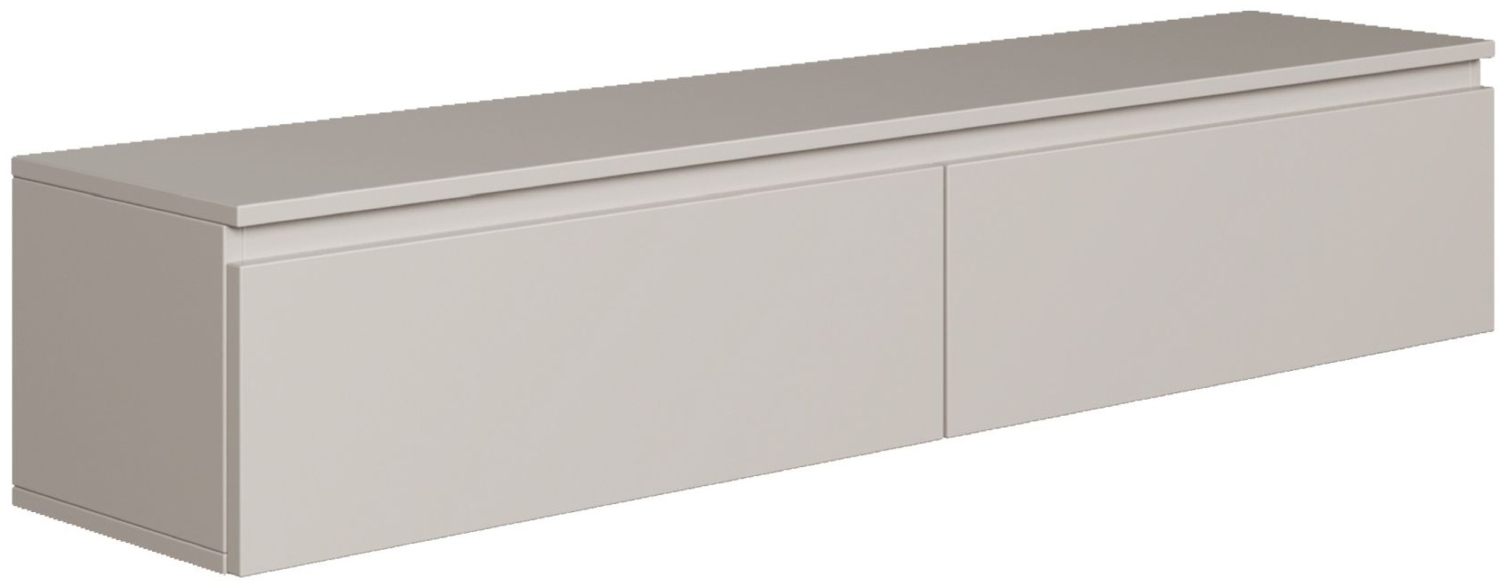 Selsey 'Bemmi' TV-Hängeboard, Greige, ca. 30 x 150 x 32 cm Bild 1