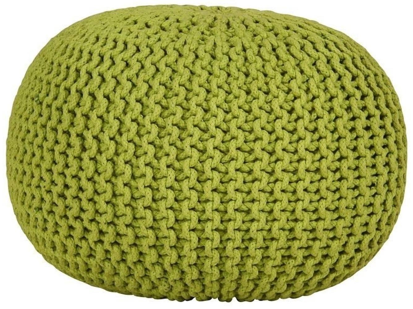 Stylefurniture Cottonball, Stoff, Kiwi, 55 x 55 x 37 cm Bild 1