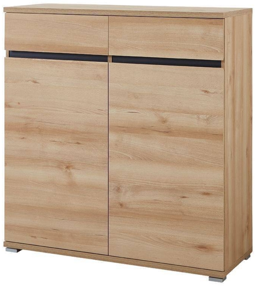 Schuhschrank LISSOBA-01 Edelbuche Nachbildung, B x H x T: ca. 96 x 103 x 40 cm Bild 1