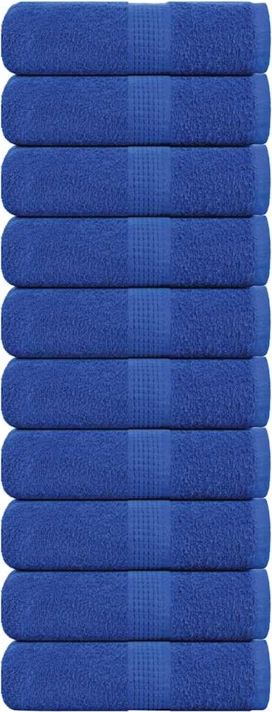 Seiftücher 10 Stk. Blau 30x30 cm 360 g/m² 100% Baumwolle 136706 Bild 1