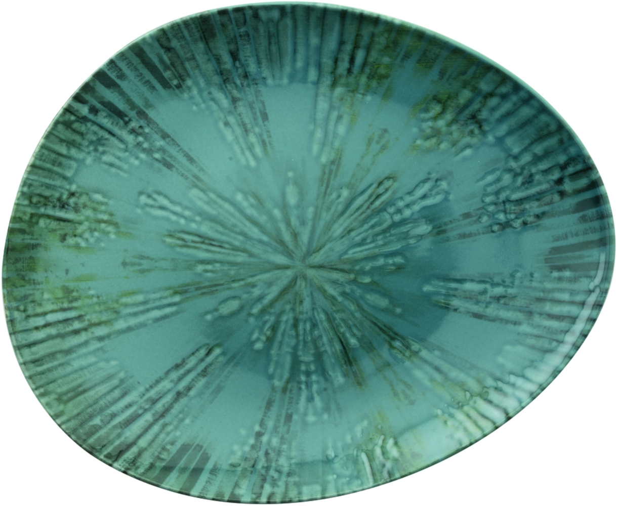 Arthur Krupp Teller flach 31x26cm Fusion Blue Bild 1