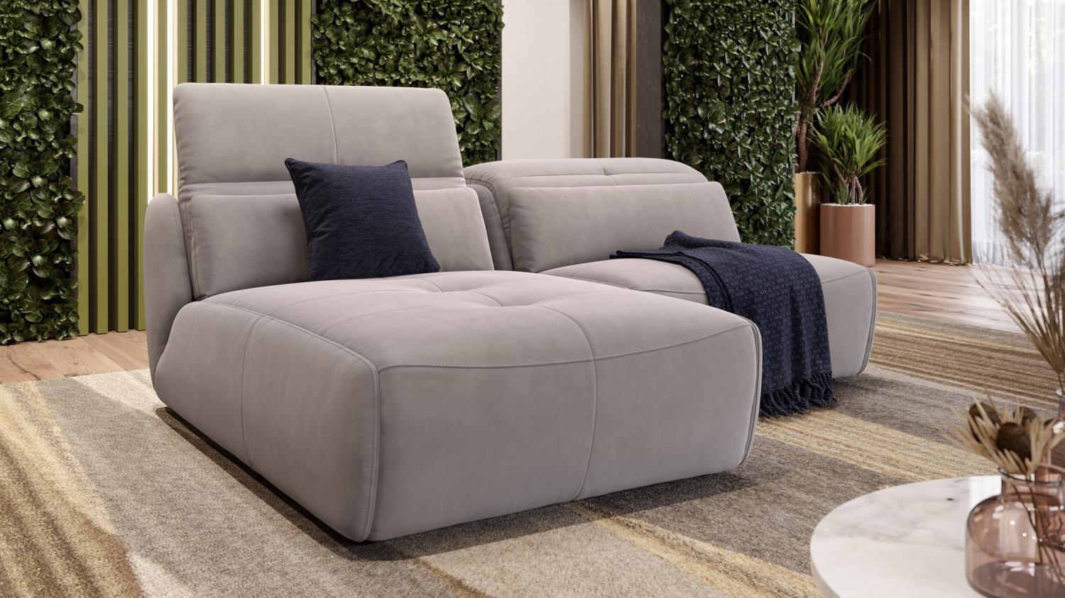 Sofanella Ecksofa MODICA Eckcouch Stoff Stoffcouch in Lila S: 168 Breite x 108 Tiefe Bild 1