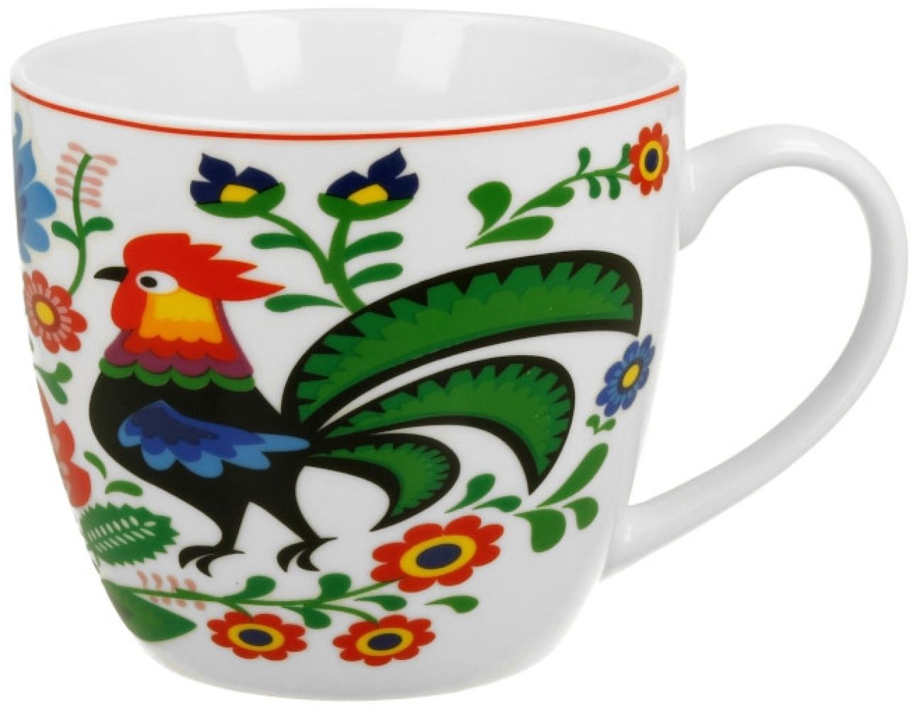 DUO ETNO Becher 460 ml FOLK ROCKS in Tragetasche, New Bone China Porzellan Bild 1