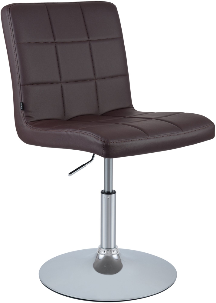 CLP Esszimmerstuhl Ricky Kunstlederbezug höhenverstellbar 360° drehbar,braun Bild 1