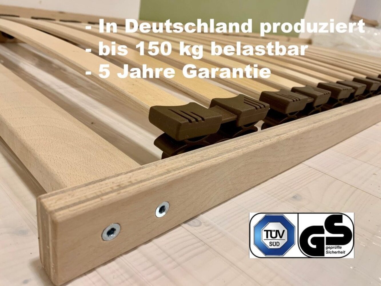Lattenrost Lattenrost 90 x 180 cm, extra stabil, Zwergenmöbel Bild 1