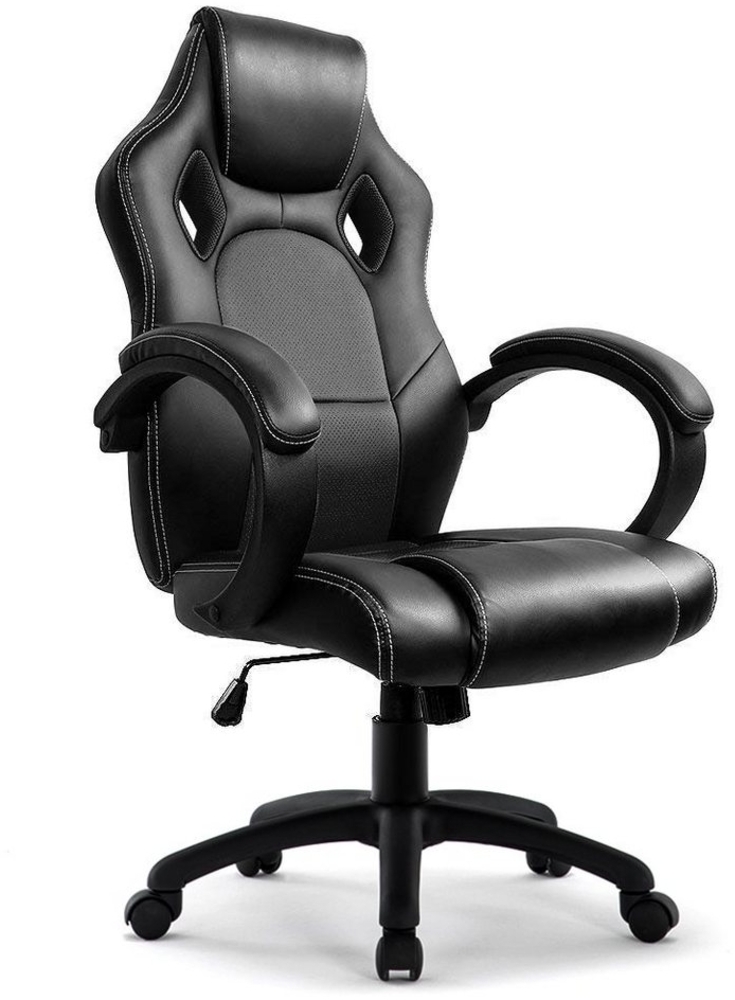 Intimate WM Heart Gaming Chair Ergonomisch Bürostuhl, Höhenverstellbar Drehstuhl, PU Schreibtischstuhl mit höher Rückenlehne Bild 1