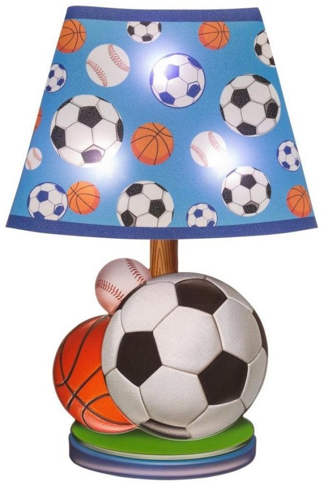 Idena 31255 - LED Wandsticker Lampe Fußball, mit Licht Sensor, ca. 31 x 18 cm Bild 1