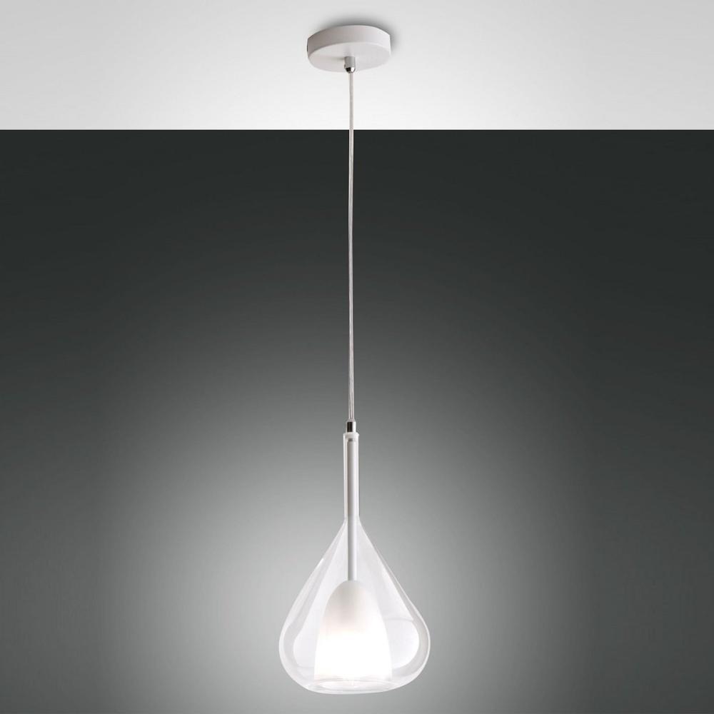 FABAS LUCE No. 3481-40-241 Pendelleuchte Lila transparent E27 1-flammig Bild 1