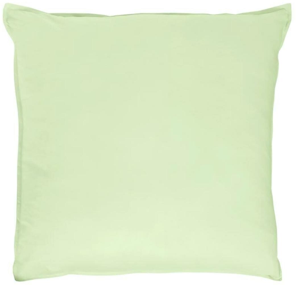 Traumschlaf Uni Single Jersey Kissenbezug Eschle 2-er Pack|2x 80x80 cm| green Bild 1