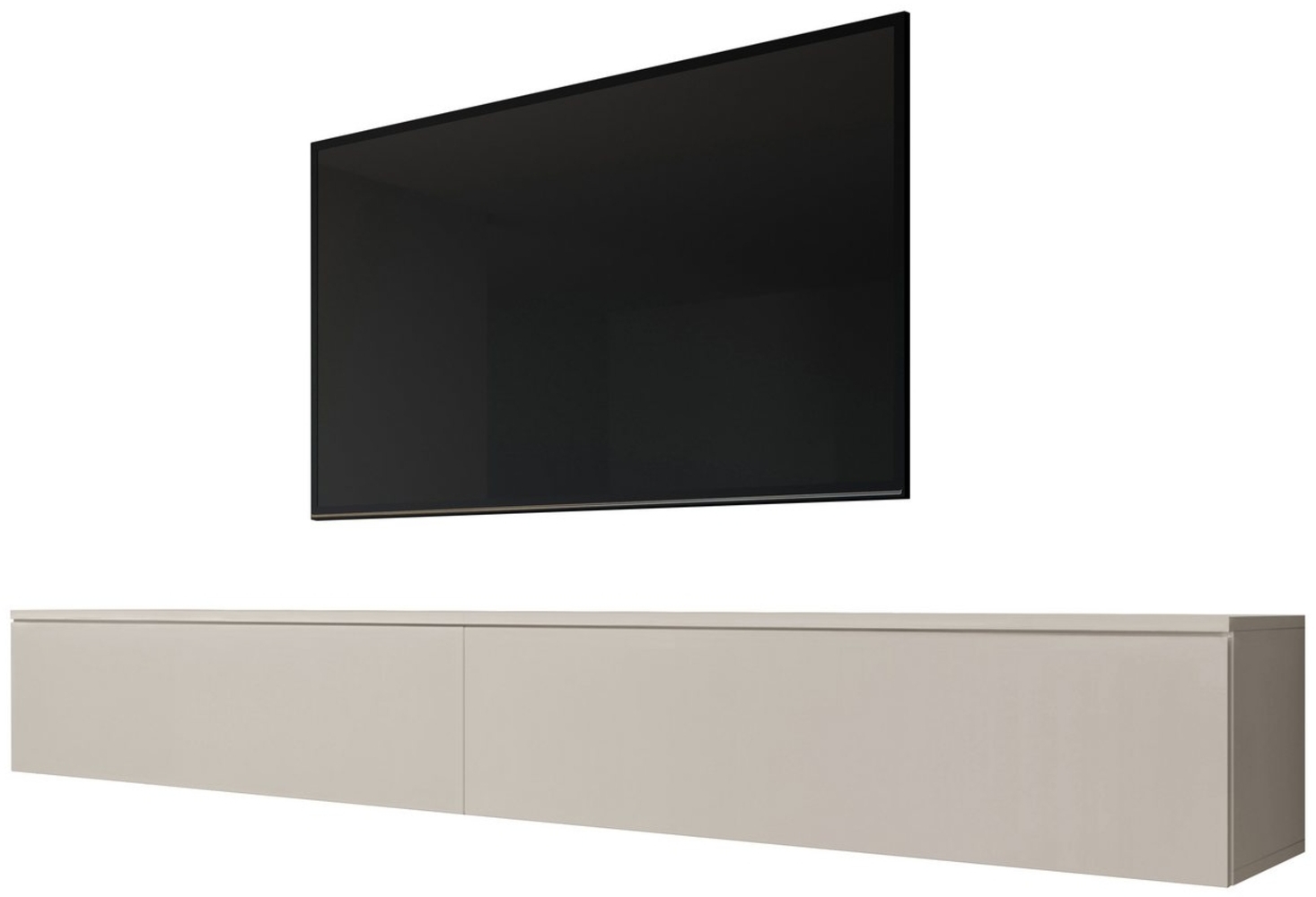 Furnix TV-Schrank BARCELLO Fernsehschrank 2x100cm stehend oder hängend mit/ohne LED erweiterbare Serie Bild 1