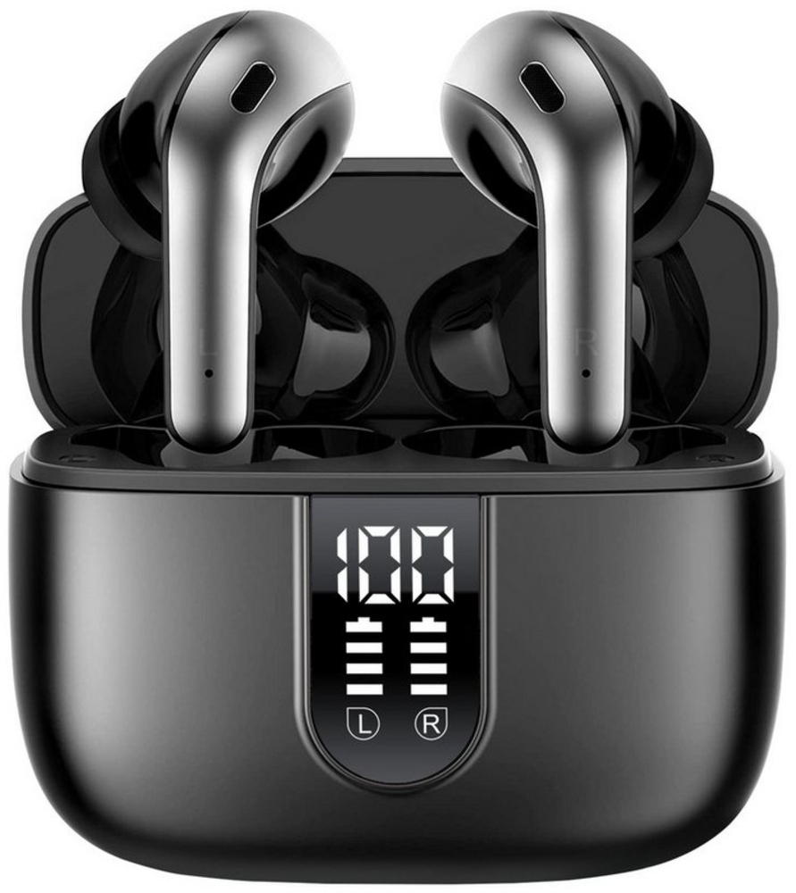 Mia&Coco Sideboard Kabellos Bluetooth 5.3 In Ear Kopfhörer mit 4 ENC Noise Cancelling Mic, Berührungssteuerung Bild 1