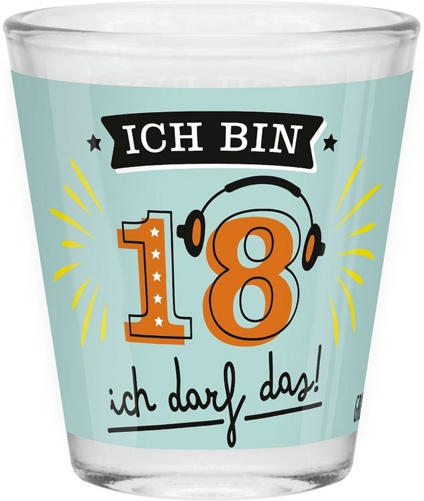 Schnapsglas Shot Stamper Lustiges Motiv Geschenk Sheepworld 18 Geburtstag 074534 Bild 1