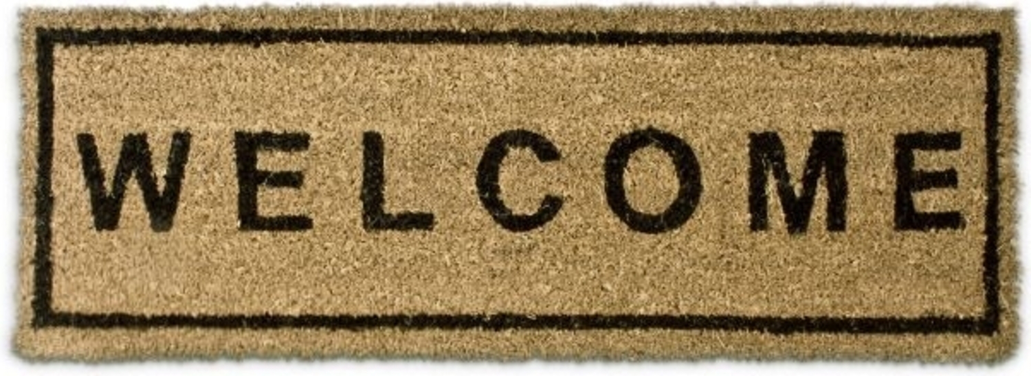 Fußmatte ‚Welcome' Kokos 25x75 cm 10016749 Bild 1