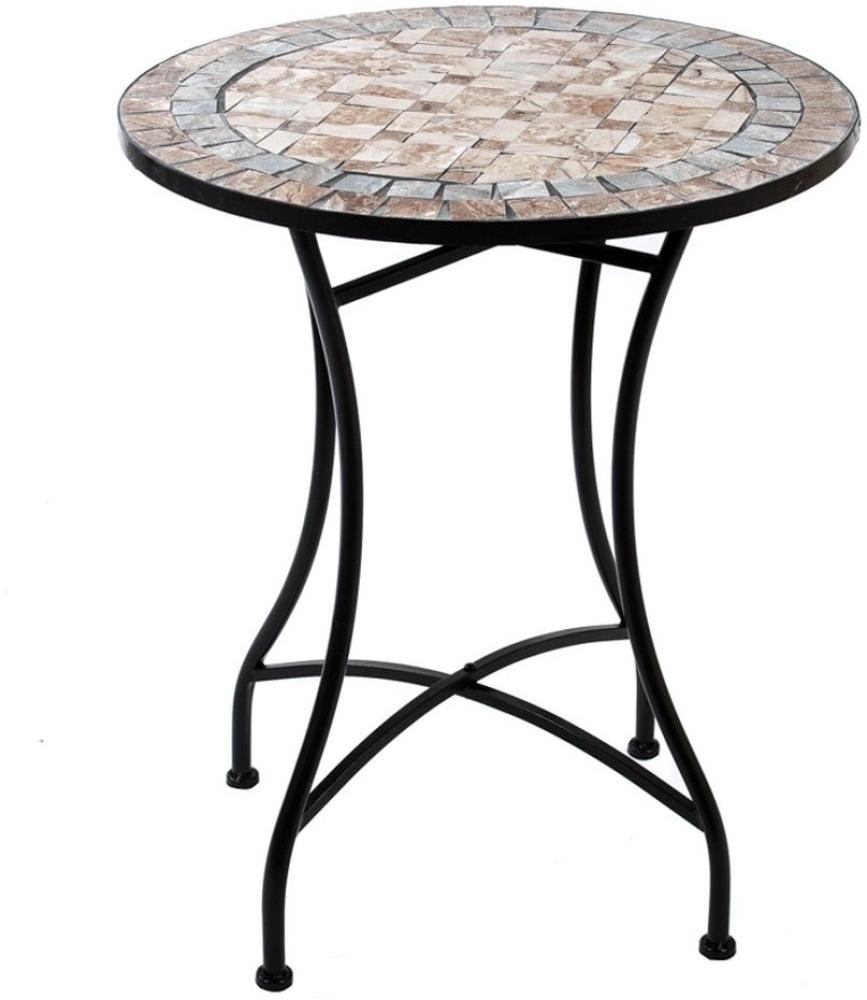 Mosaiktisch ROMA Ø60 H70cm Gartentisch Terrassentisch Balkontisch Bistrotisch Bild 1