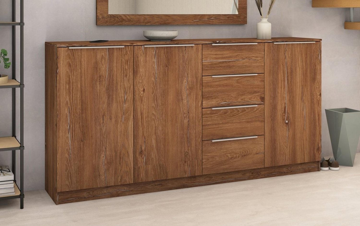 borchardt Möbel Highboard Oliva, Breite ca. 200 cm Bild 1