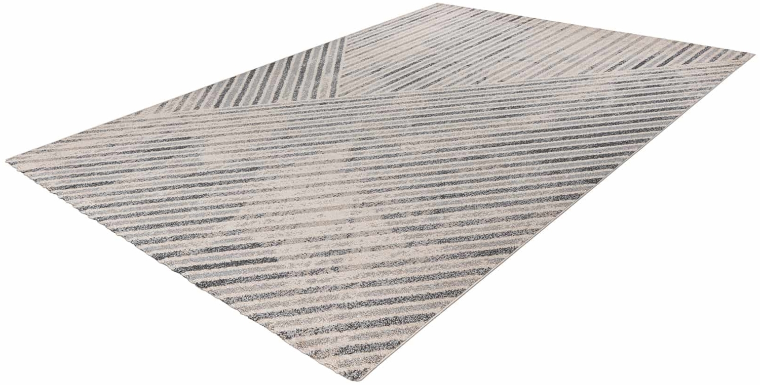 Rhombus 125 Beige / Grau 80cm x 150cm Bild 1