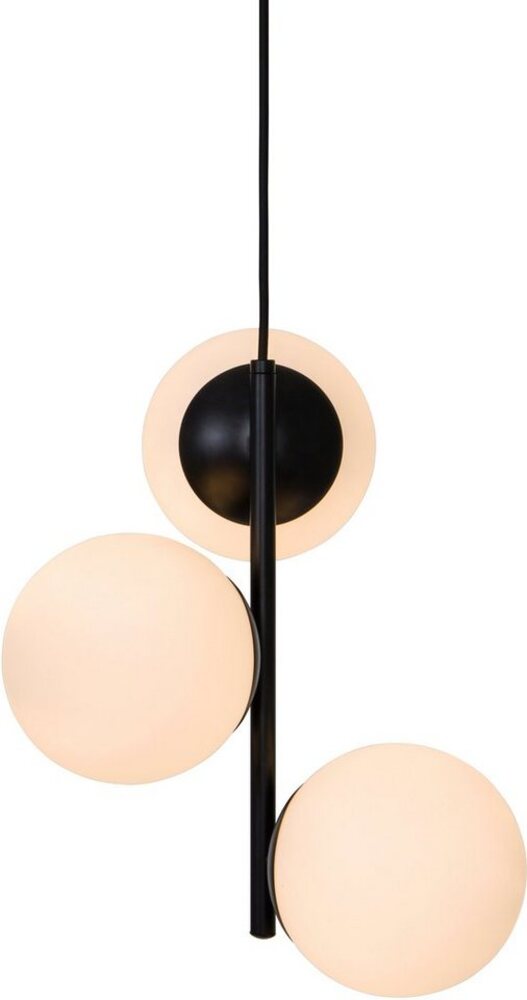 Nordlux Moderne Pendelleuchten Lilly Höhe 36, Schwarz, Glas, Metall, 48603003 Bild 1