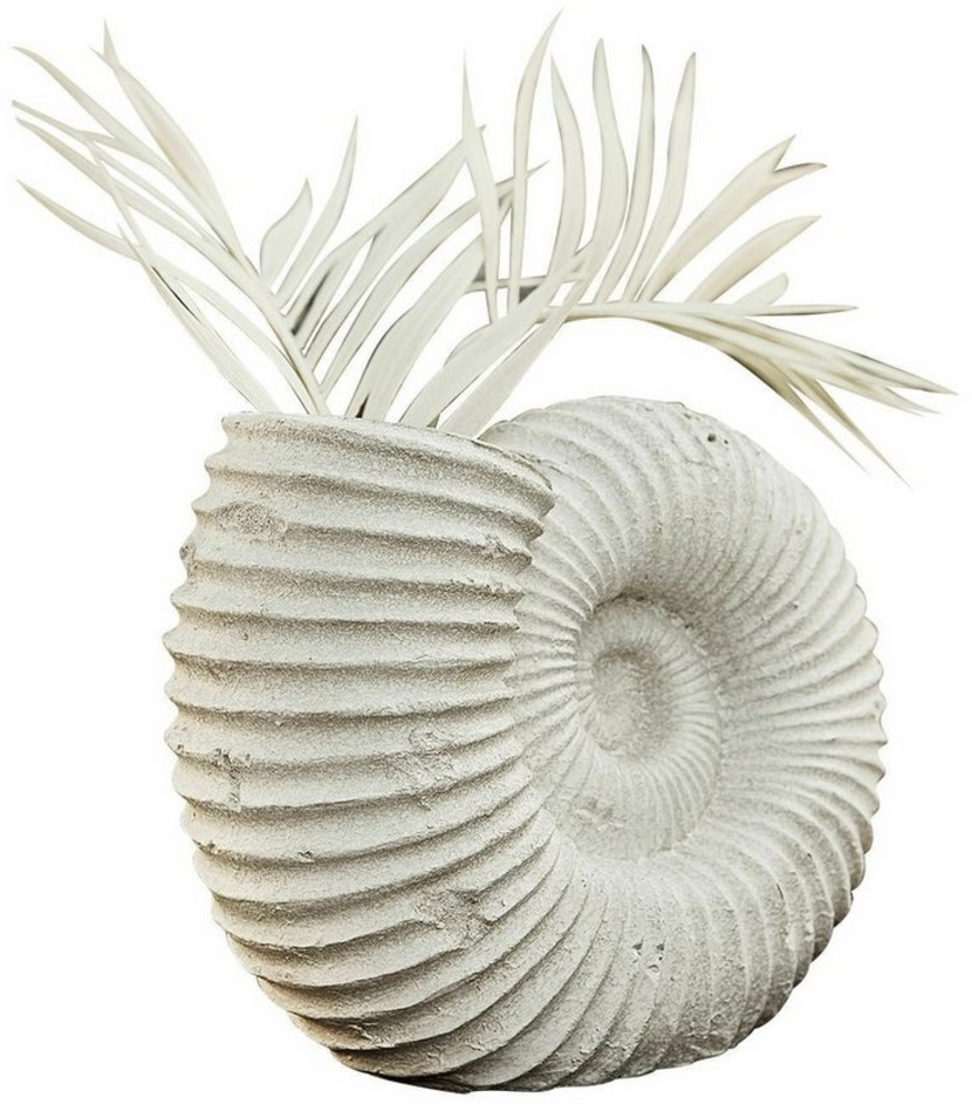 Mirabeau Übertopf Vase Korrellin creme Bild 1