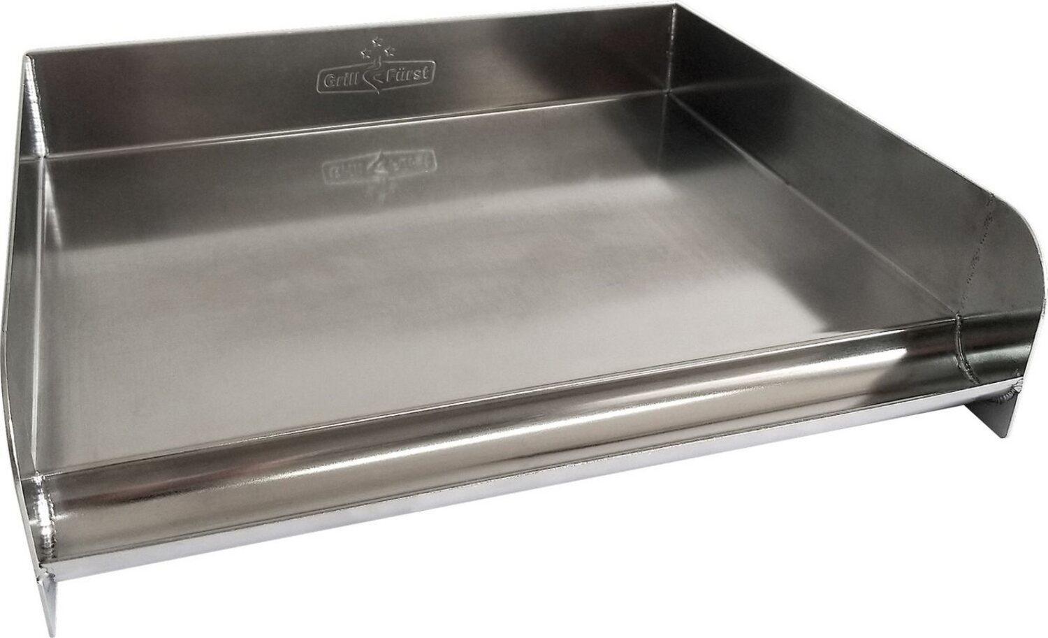 Grillfürst Grillplatte Grillfürst Edelstahl Plancha / Teppanyaki Pfanne - 32x28 cm Bild 1