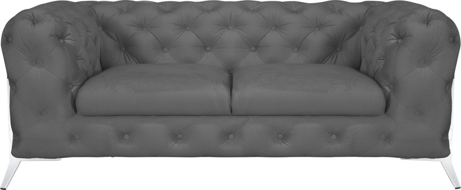 Leonique Chesterfield-Sofa Amaury, aufwändige Knopfheftung, moderne Chesterfield Optik, Fußfarbe wählbar Bild 1