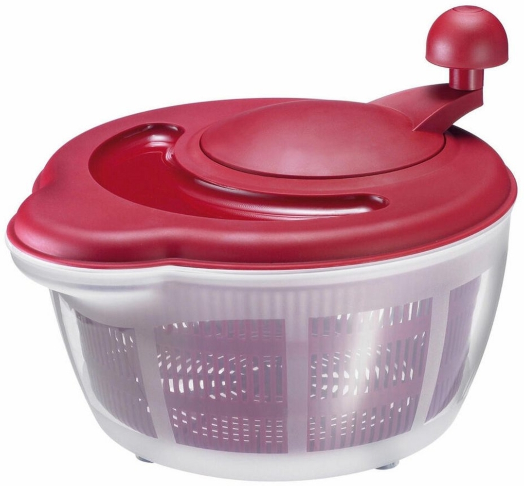 WESTMARK Salatschleuder Salatschleuder »Fortuna«, 5 l, rutschfest, rot Bild 1