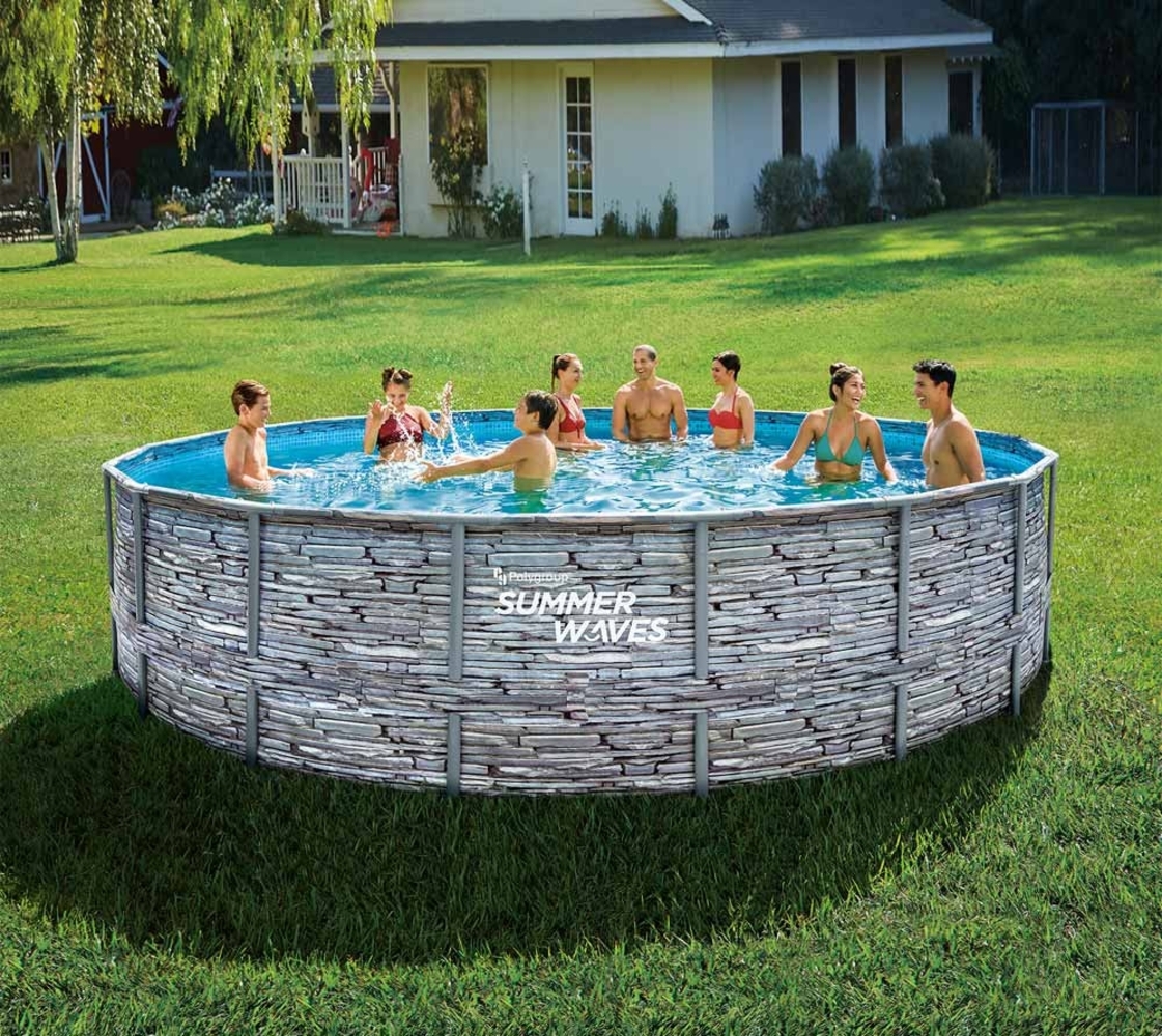 Summer Waves Elite Frame Pool | Aufstellpool rund Bild 1