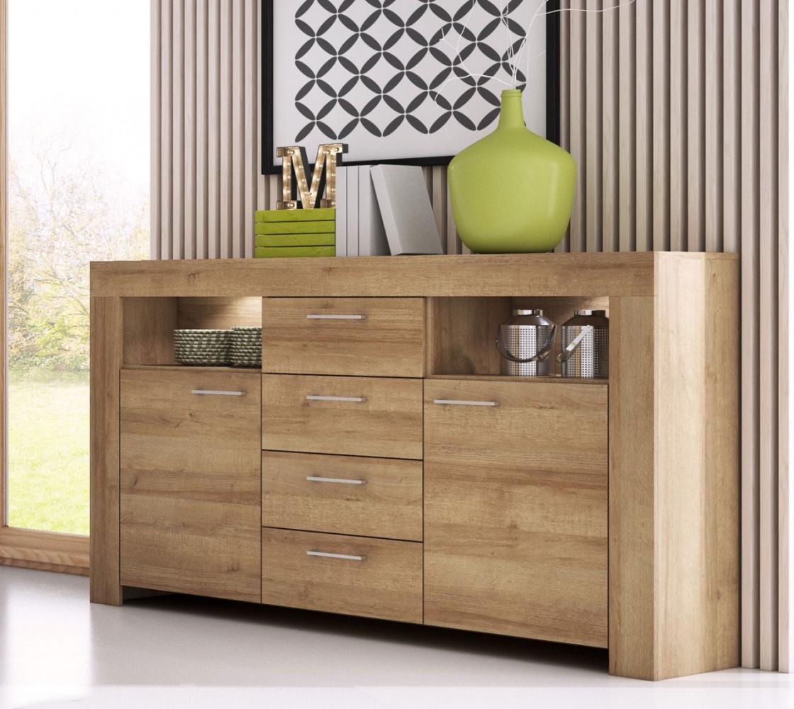 Kommode "Sky" Sideboard 155cm eiche riviera Bild 1