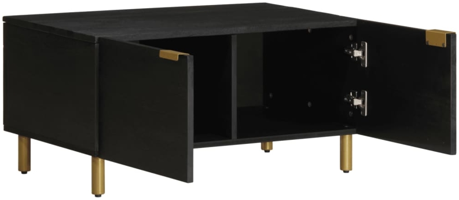 vidaXL Couchtisch Schwarz 80x50x40 cm Holzwerkstoff 4017653 Bild 1