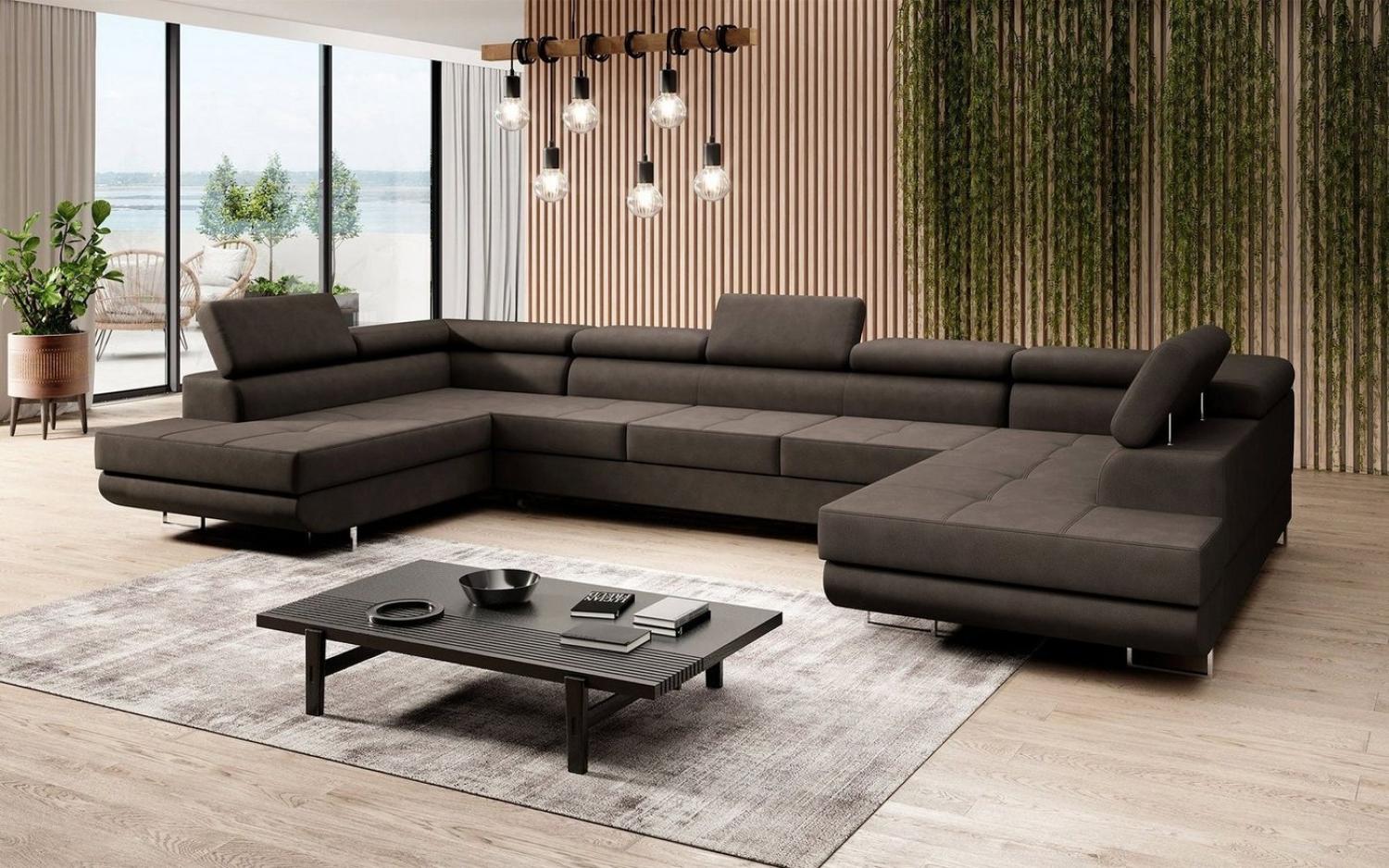 Baidani Sofa Sofa Positano mit Schlaf- und Klappfunktion (Stoff, inkl. Aufbau Bild 1