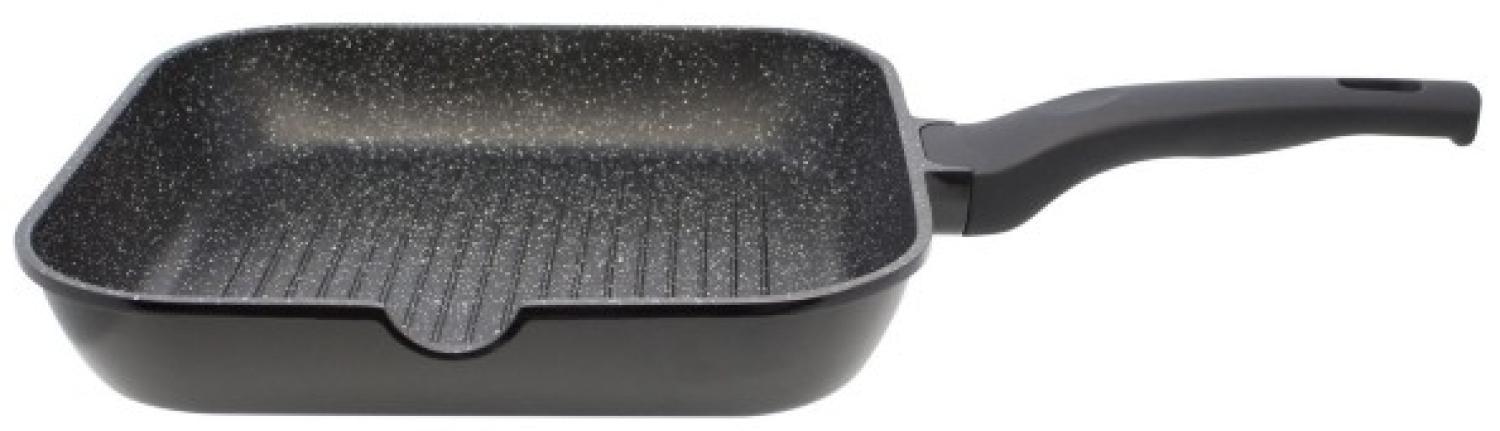 Elo 'Siloncast' Grillpfanne, antihaft, alle Herdarten, schwarz, quadratisch, 28 cm Bild 1