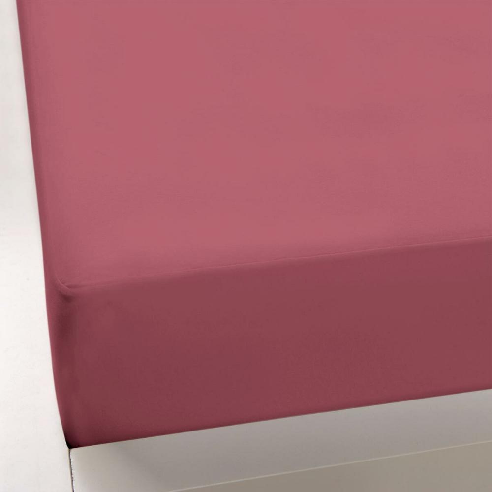 Formesse Jersey Spannbetttuch Bella Gracia|200x220 - 200x240 cm| vintage-rose Bild 1