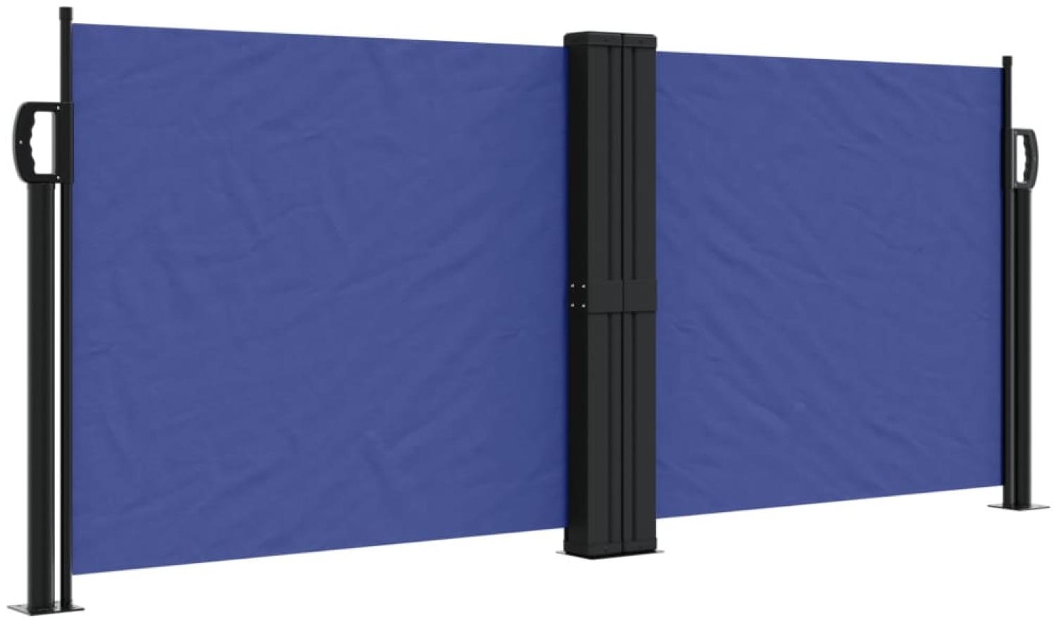 vidaXL Seitenmarkise Ausziehbar Blau 100x1000 cm 4004686 Bild 1