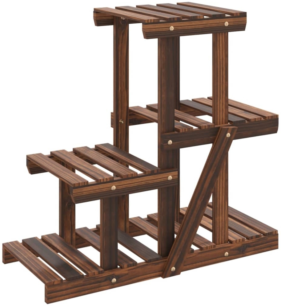 vidaXL Blumenständer 58x25x51 cm Massivholz Tanne 362869 Bild 1