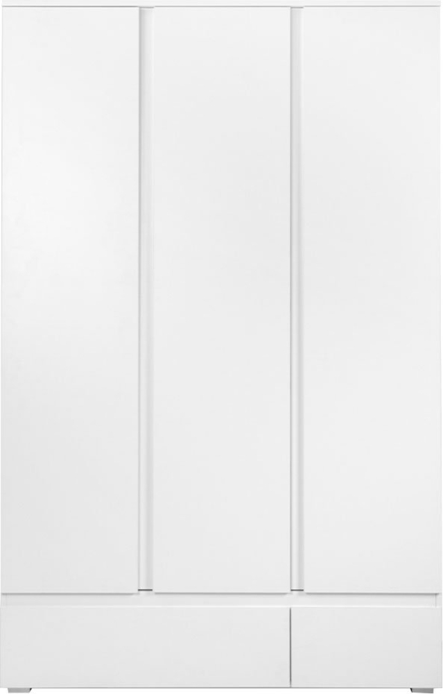 Kleiderschrank Junis / Image, Holzwerkstoff, Weiß, 122 x 191 x 55 cm Bild 1