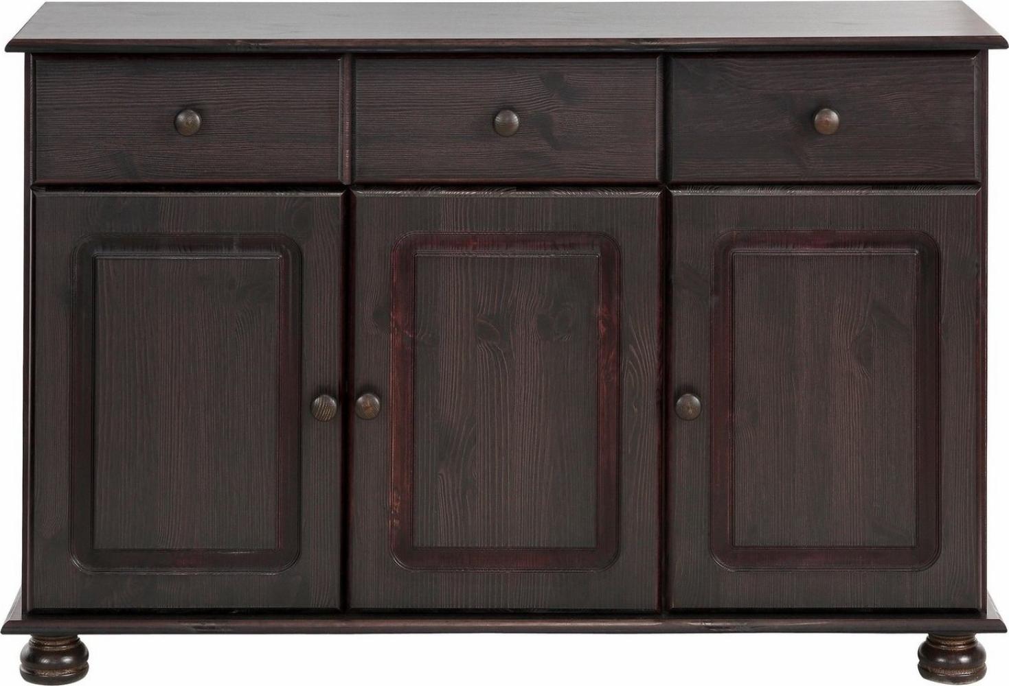 Home affaire Sideboard Mette, Kommode mit gefrästen, kugelförmigen Füßen, Breite 120 cm Bild 1