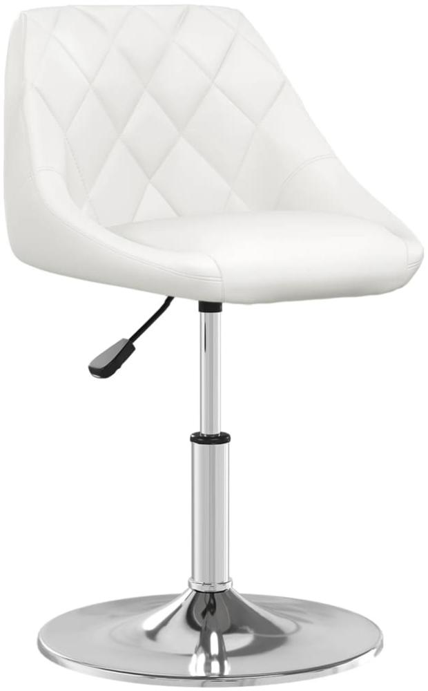 vidaXL Esszimmerstuhl Weiß Kunstleder [335149] Bild 1