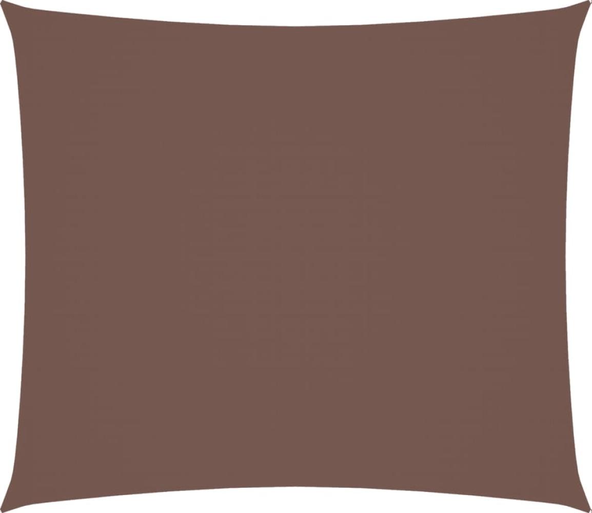 vidaXL Sonnensegel Oxford-Gewebe Rechteckig 2x2,5 m Braun 135804 Bild 1