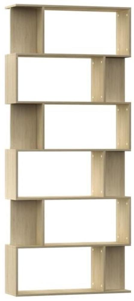 vidaXL Bücherregal/Raumteiler Sonoma-Eiche 80x24x192 cm Holzwerkstoff 800093 Bild 1