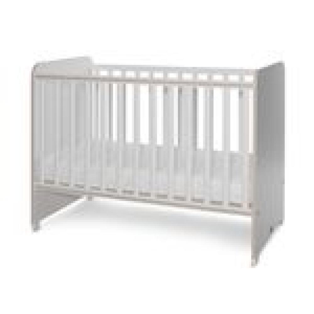 Lorelli Babybett Sweet Dream 124 x 68 x 95 cm Unterbettrahmen mit zwei Ebenen grau Bild 1