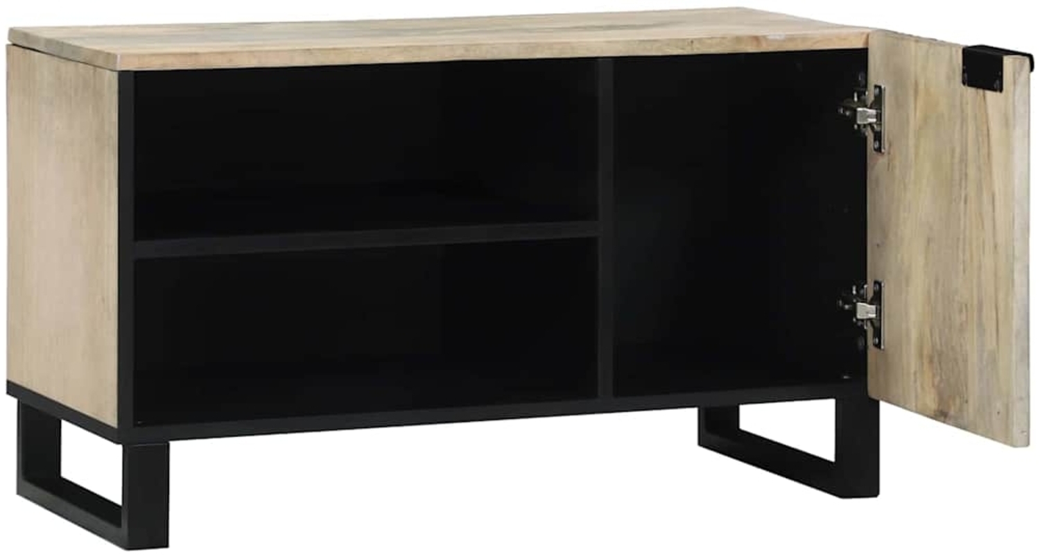 vidaXL TV-Einheiten Weiß 80 x 33 x 46 cm Holzwerkstoff 4017987 Bild 1
