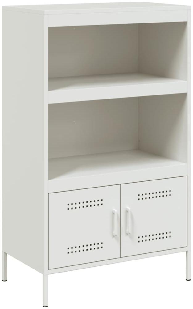 vidaXL Highboard Weiß 68x39x113 cm Stahl 842975 Bild 1