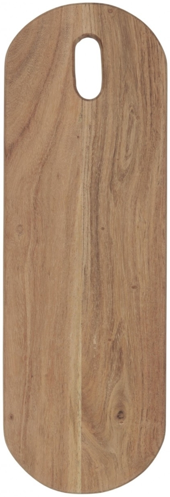 Ib Laursen - Schneidebrett Servierbrett Tapasbrett 15x45cm Holz Oval 17070-00 Bild 1