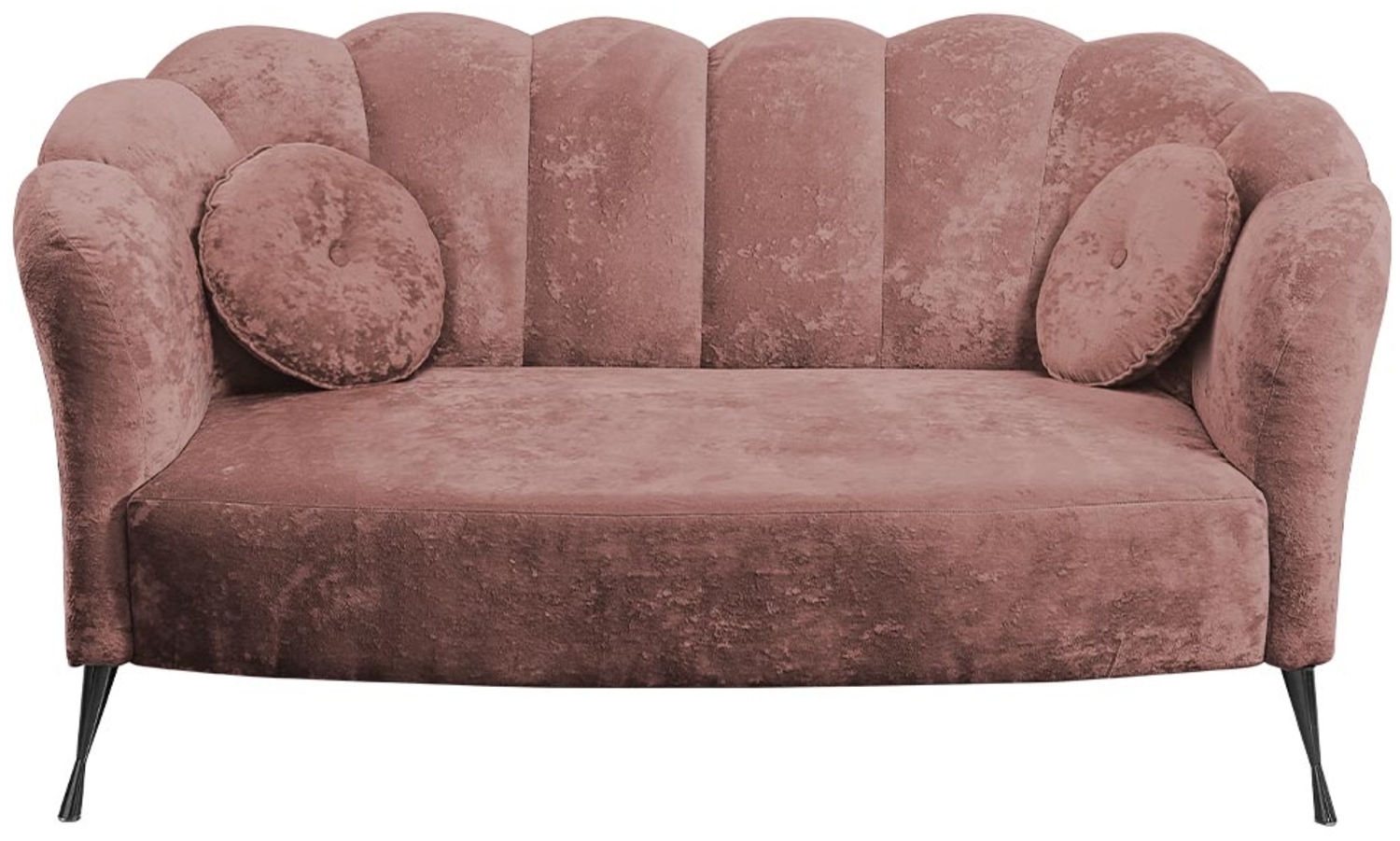 Sofa Telomin (Farbe: Eureka 2142, Füße: Schwarz Chrom) Bild 1