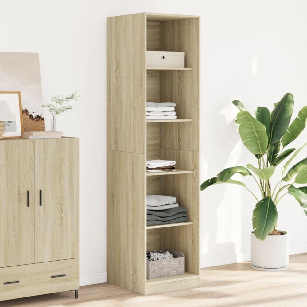 vidaXL Kleiderschrank Sonoma-Eiche 50x50x200 cm Holzwerkstoff 3307713 Bild 1