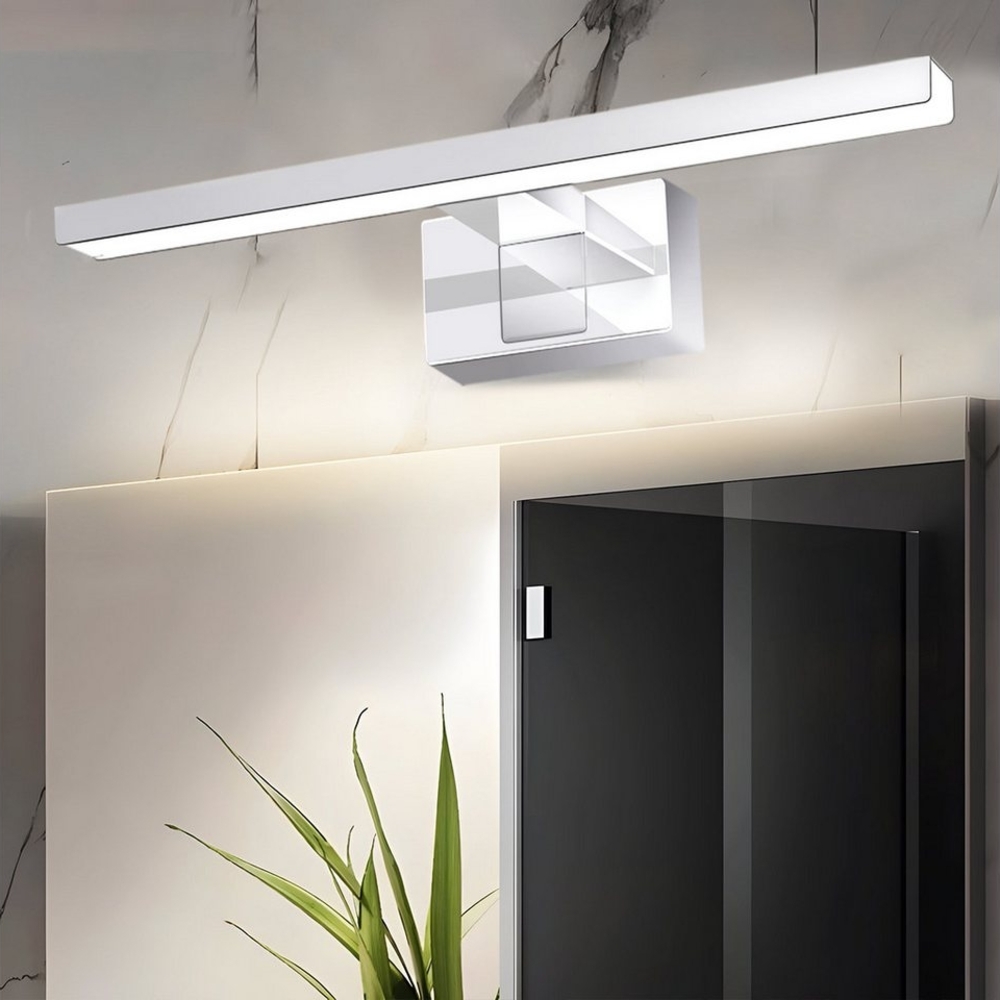 Nettlife LED Spiegelleuchte Bad Spiegellampe Badleuchte Wand 40CM, LED fest integriert, Neutralweiß Bild 1