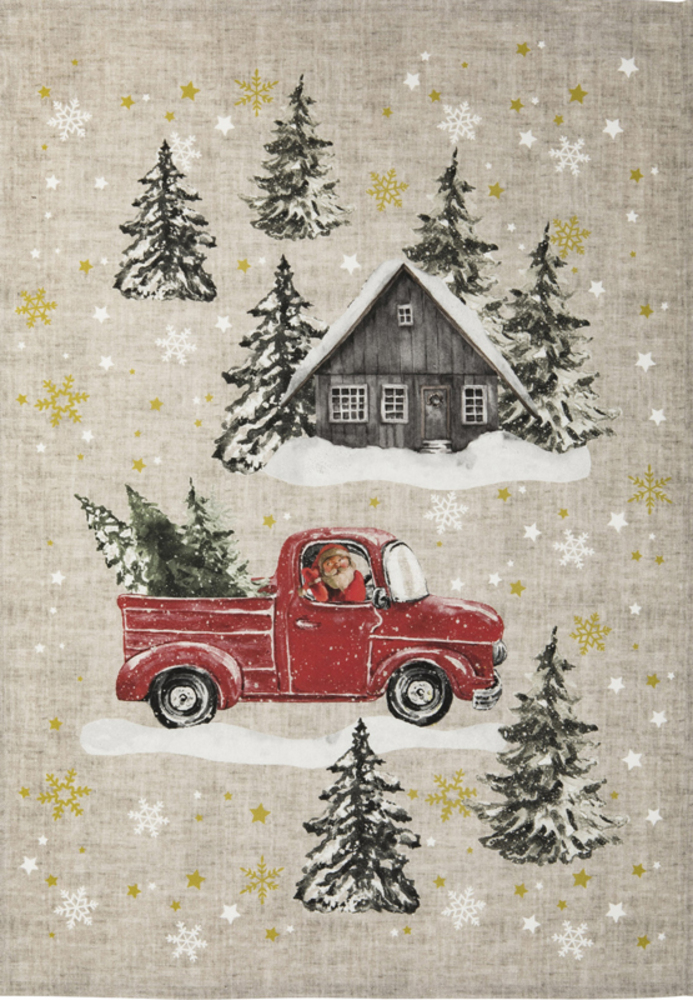 Pichler Geschirrtuch 50x70 cm Santa taupe 100% CO Bild 1